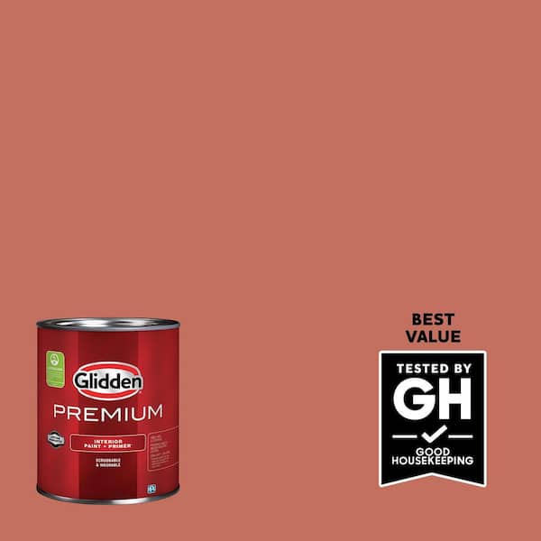Glidden Premium 1 qt. PPG1191-6 Cajun Spice Eggshell Interior Latex Paint