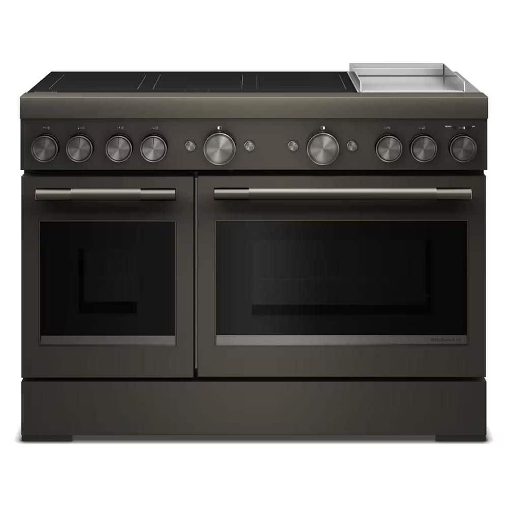 48 in. 6 Elements Commercial-Style Induction Range in Black Ore with Griddle price history on PriceWatchPro