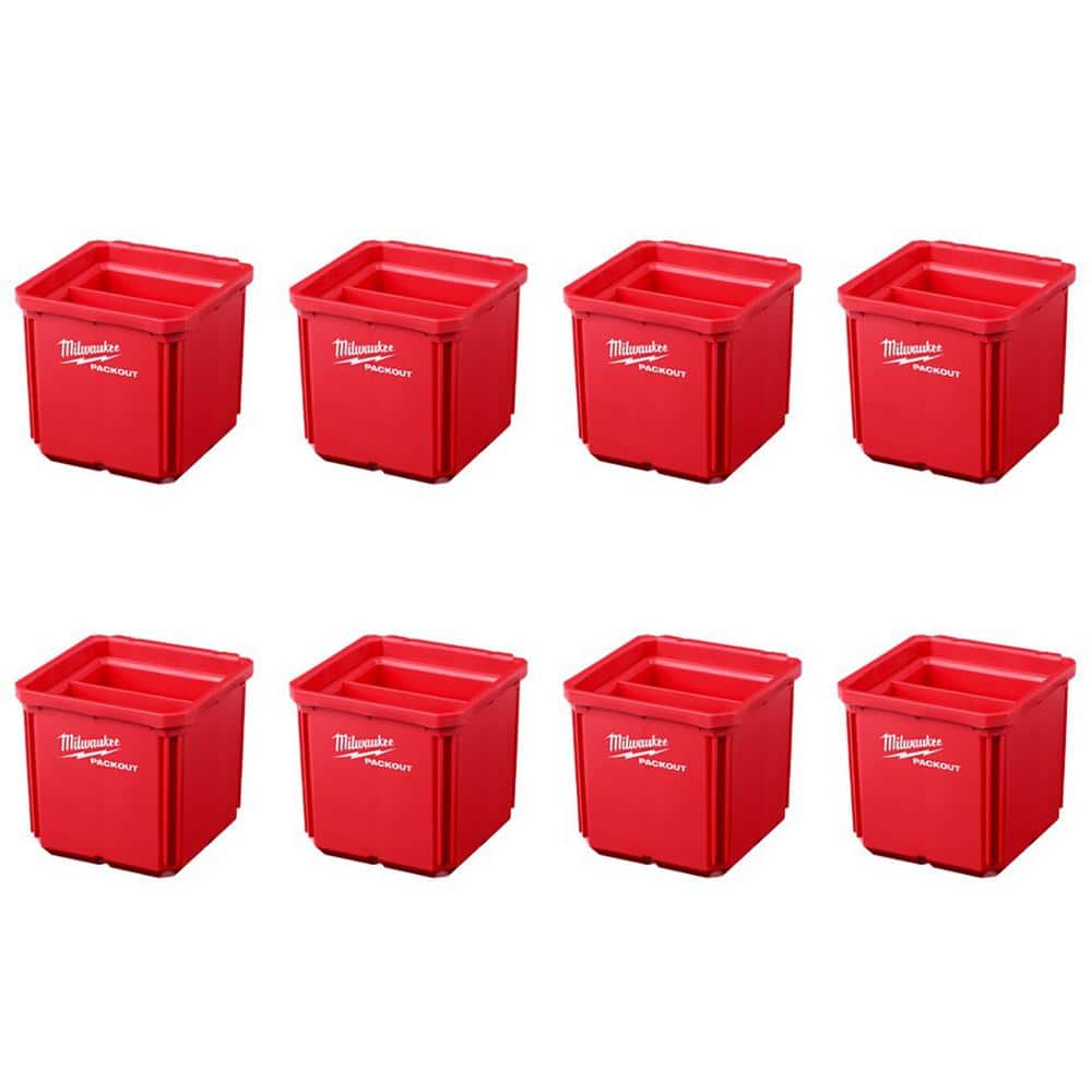 Milwaukee PACKOUT Large Bin Set (4-Pack) 48-22-8063-2 - The Home Depot