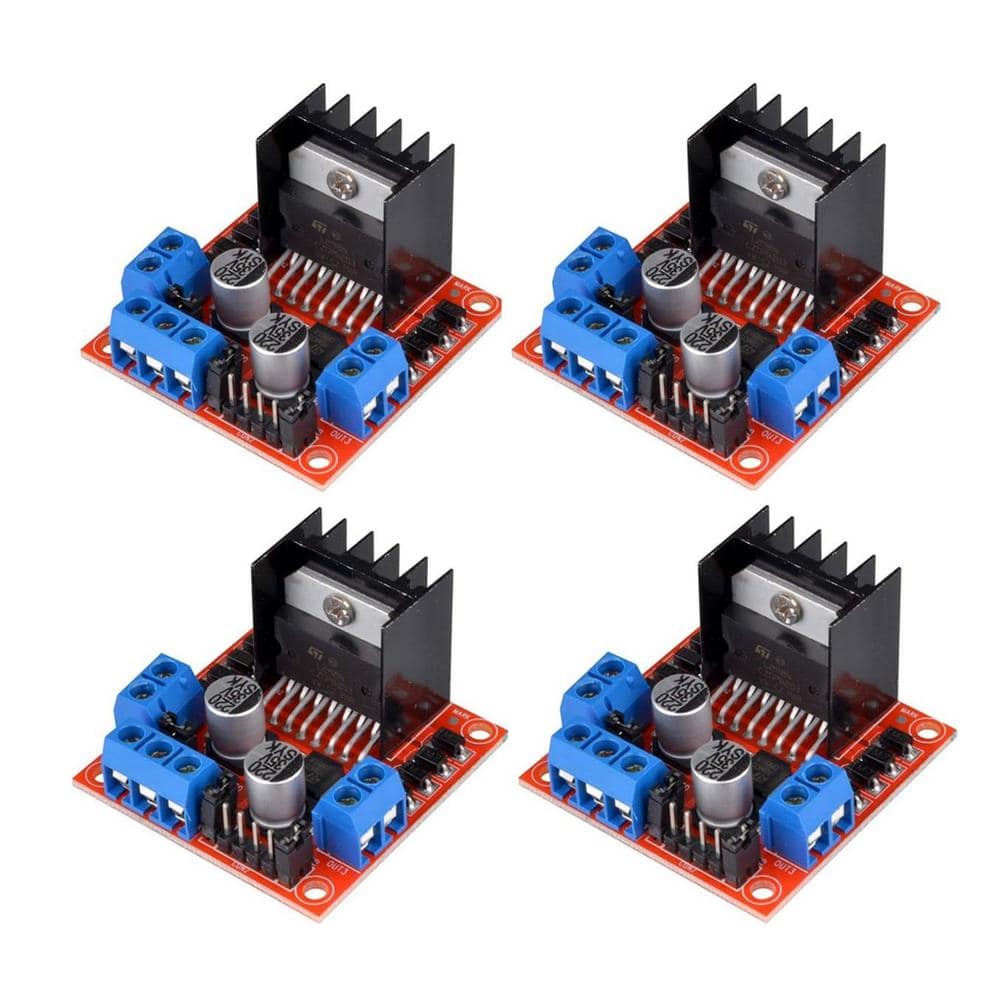 4 pcs. L298N Motor Driver Controller Board Module Stepper Motor DC Dual H-B