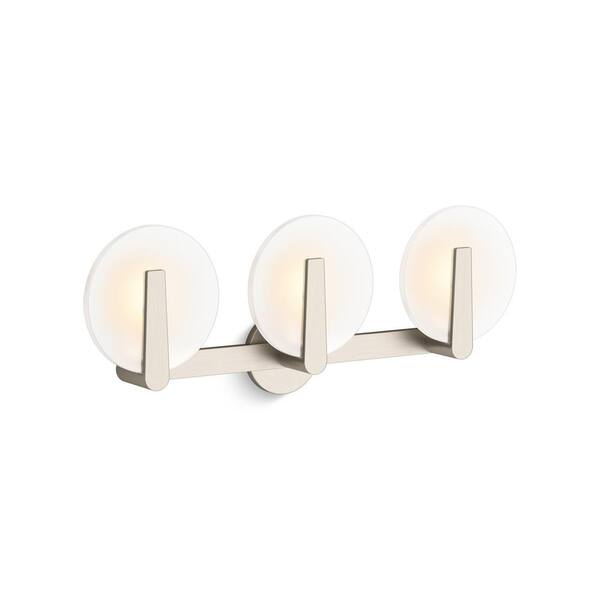 KOHLER Arendela 2-Light 17 in. W Polished Chrome Sconce