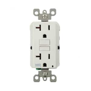 Leviton 20 Amp SmartlockPro Weather Resistant GFCI Outlet, White 102 ...