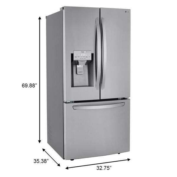 70 x 33 refrigerator