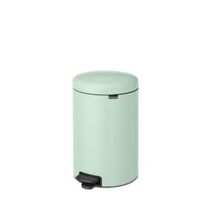 NewIcon 5.3 Gal. (20 l) Jade Green Step-On Trash Can