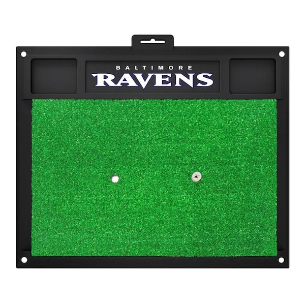 FANMATS NFL Baltimore Ravens 17 in. x 20 in. Golf Hitting Mat