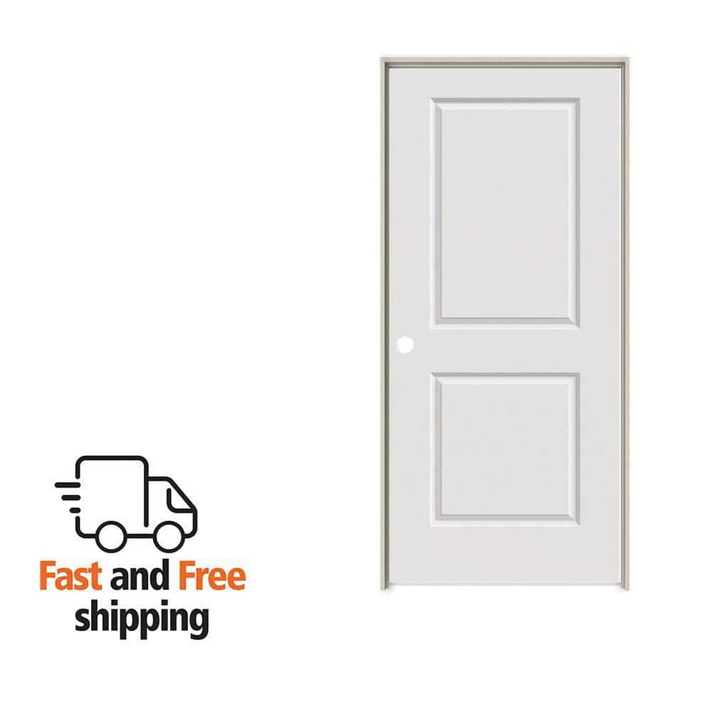 MMI DOOR 36 in. x 80 in. Smooth Carrara Right-Hand Solid Core