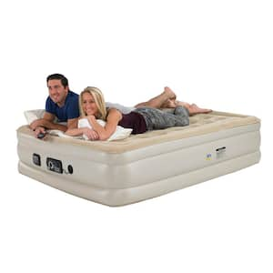 18in. Queen Air Mattress with Built-In Pump