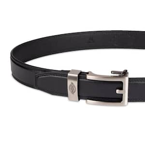 Men's Track-Lock Leather Belt