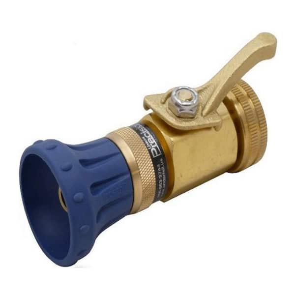 Underhill Precision Cloudburst Solid Metal Hose End Nozzle with 3/4 MHT Fitting, Adjustable Nozzle Type