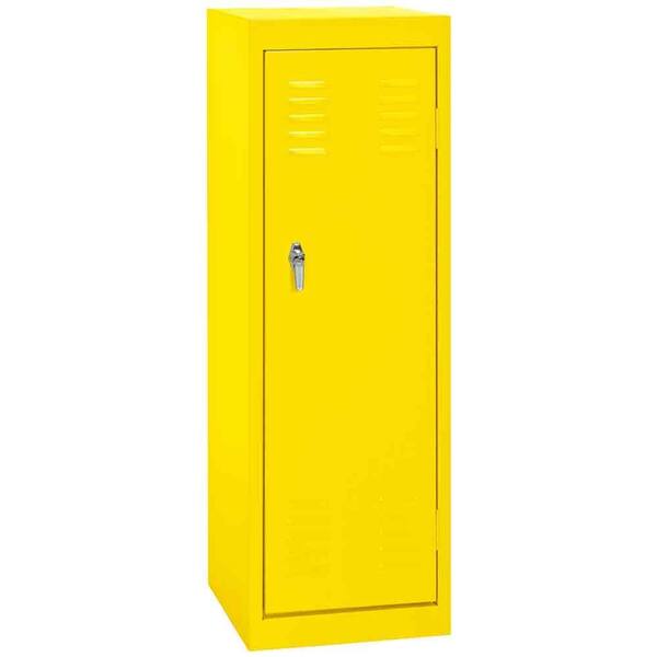 Sandusky 15 in. W x 15 in. D x 48 in. H Single Tier Welded Steel Locker in Sunshine