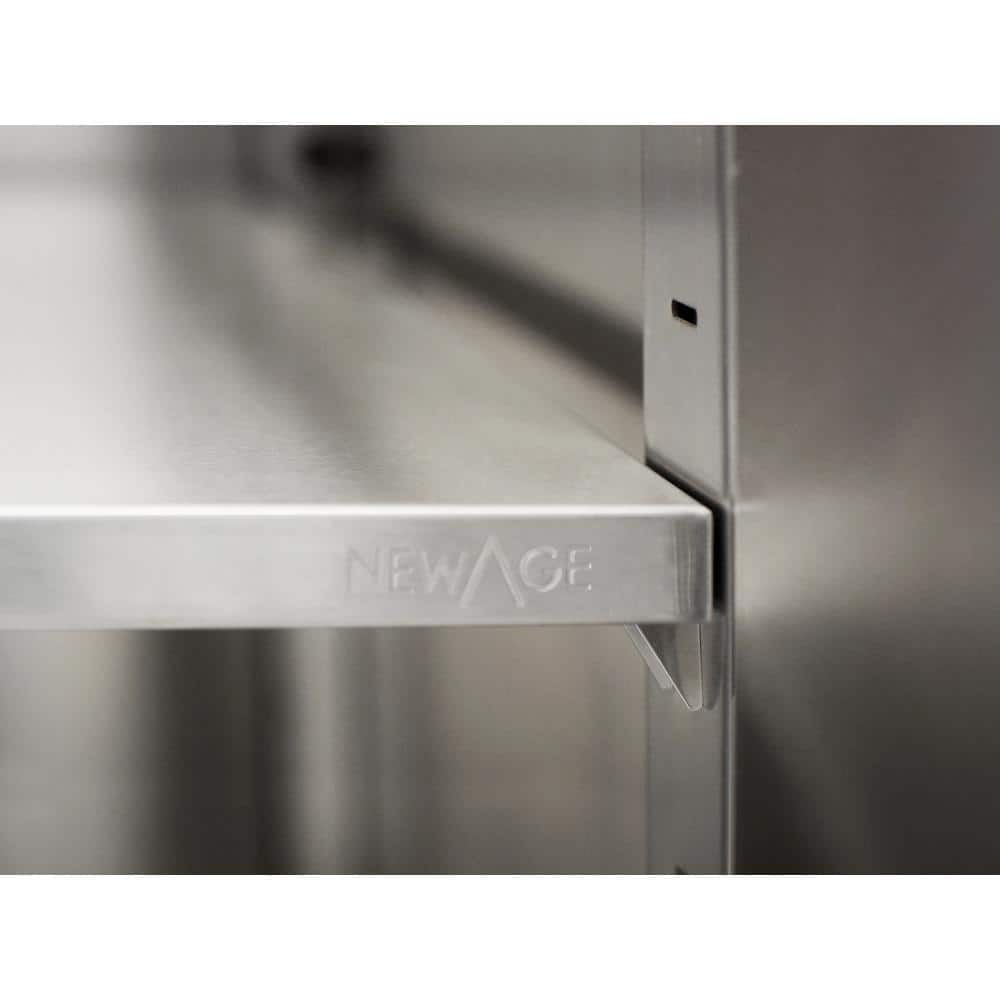 Stainless Steel 64" Outdoor Base Cabinet Set with Double Doors