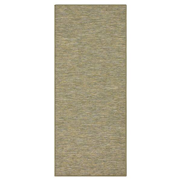 Ottomanson Sundance Collection Tonal Design 2x5 Reversible Non Shedding Indoor/Outdoor Runner Rug, 2 ft. x 5 ft., Green