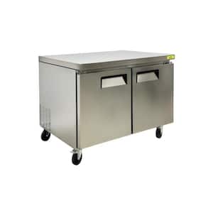 47.2 in. 12 cu. ft. Commercial Worktop Freezer EA48F in Stainless