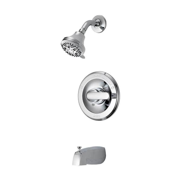 Delta Classic Single-Handle 5-Spray Tub and Shower Faucet with Stops in Chrome (Valve Included)