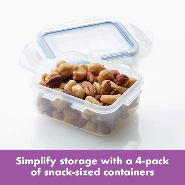 LocknLock Nestables 6-Piece Food Storage Container Set HSM947S3 - The Home  Depot