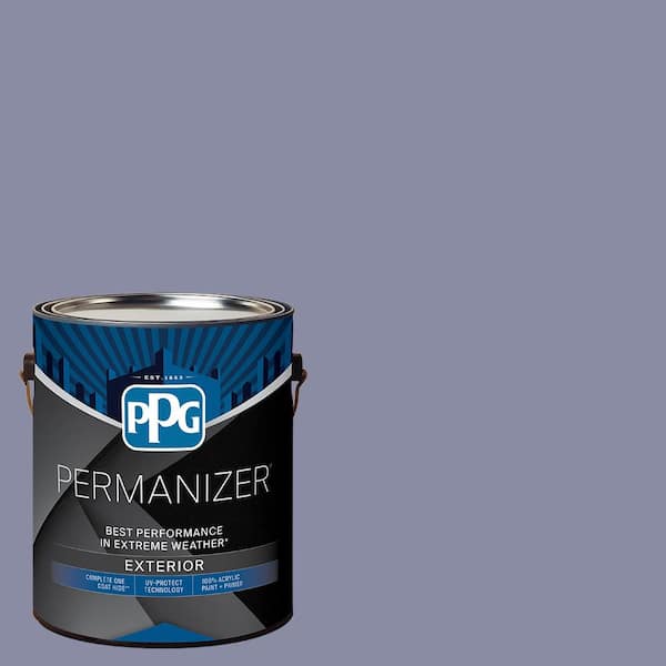 1 gal. PPG1169-5 Violet Verbena Semi-Gloss Exterior Paint