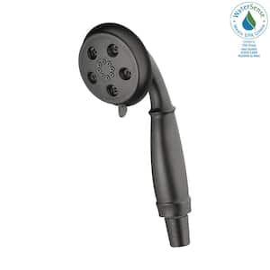3-Spray Patterns 1.75 GPM 3.31 in. Wall Mount Handheld Shower Head with H2Okinetic in Venetian Bronze