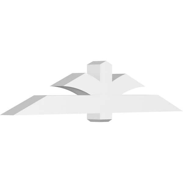 Ekena Millwork Redmond 84 in. W x 17.5 in. H x 6 in. D Signature Polyurethane Bracket