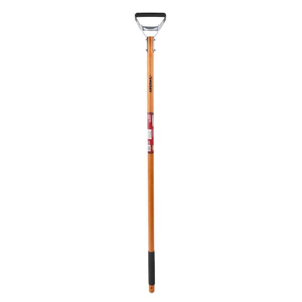 Husky 54 in. L Wood Handle Action Hoe With Grip