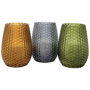 9 oz. Dotted Glass Citronella Candle (3-Pack)