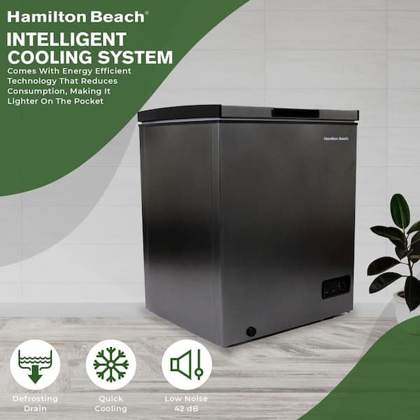 Hamilton Beach 5.0 cu. ft. Residential Chest Freezer in Granite