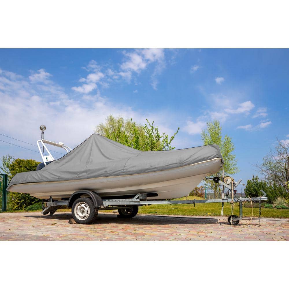 10' x 12' Heavy-Duty Silver and Black Polyethylene Tarp