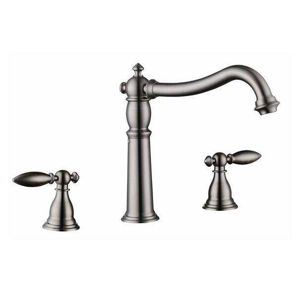 Yosemite Home Decor 2-Handle Kitchen Bar Faucet in Brushed Nickel