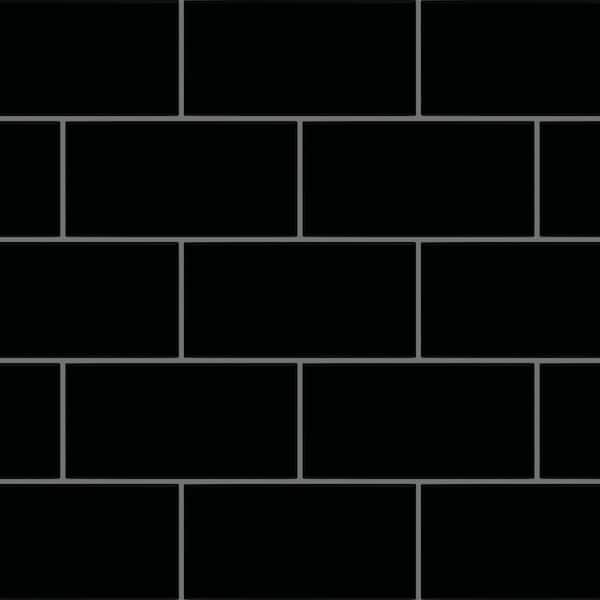 Daltile Restore Black 3 in. x 6 in. Matte Ceramic Wall Tile (550 sq. ft./Pallet)