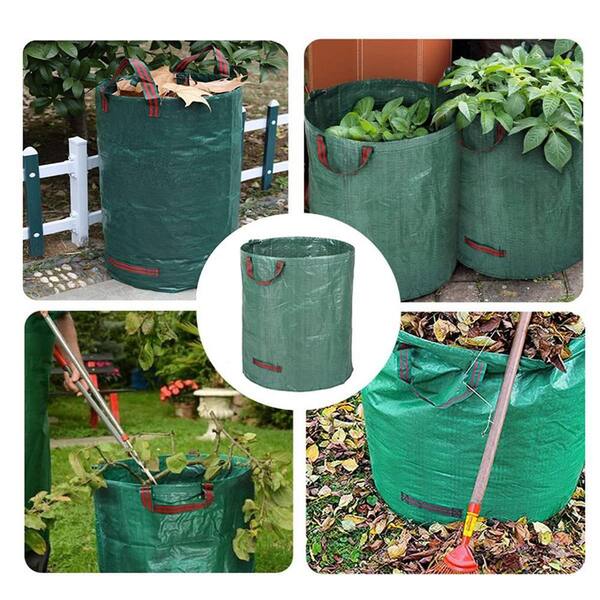 Reusable Leaf Bags, 72Gallons Lawn Bags, Extra Large Lawn Pool Garden Leaf  Waste Bags,Garden Bag for Collecting Leaves,Gardening Clippings Bags,Leaf  Container,Trash Bags 