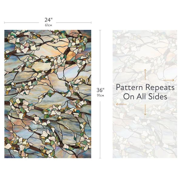 Artscape Sunset 24 in. W x 36 in. L Window Film 01-0720 - The Home