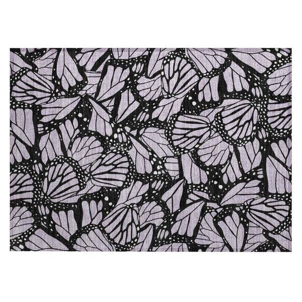 Chantille Machine Washable Indoor/Outdoor Abstract ACN2846 Lavender 2 ft. x 3 ft. Accent Rug