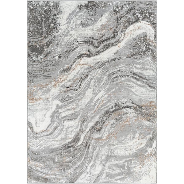 Artistic Weavers Allegro Medium Grey 5 ft. x 7 ft. Modern Indoor Area Rug