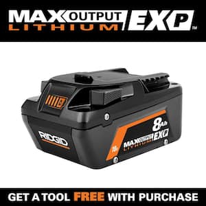 18V 8.0 Ah MAX Output EXP Lithium-Ion Battery