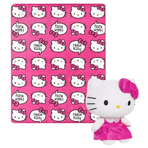 Northwest Hello Kitty Woven Tapestry Throw Blanket, 48 x 60, Witchy Kitty