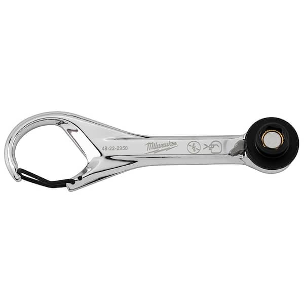 Milwaukee 7-in-1 Multi-Bit Mini Ratchet 48-22-2950 - The Home Depot
