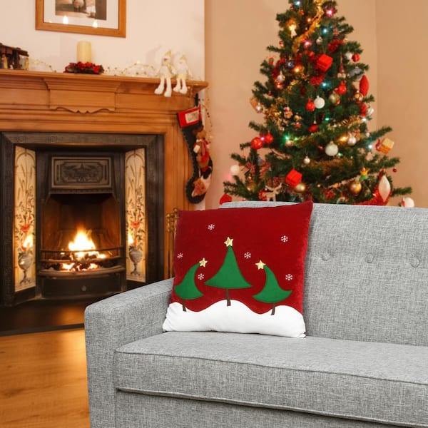 Christmas tree clearance shop throw pillows