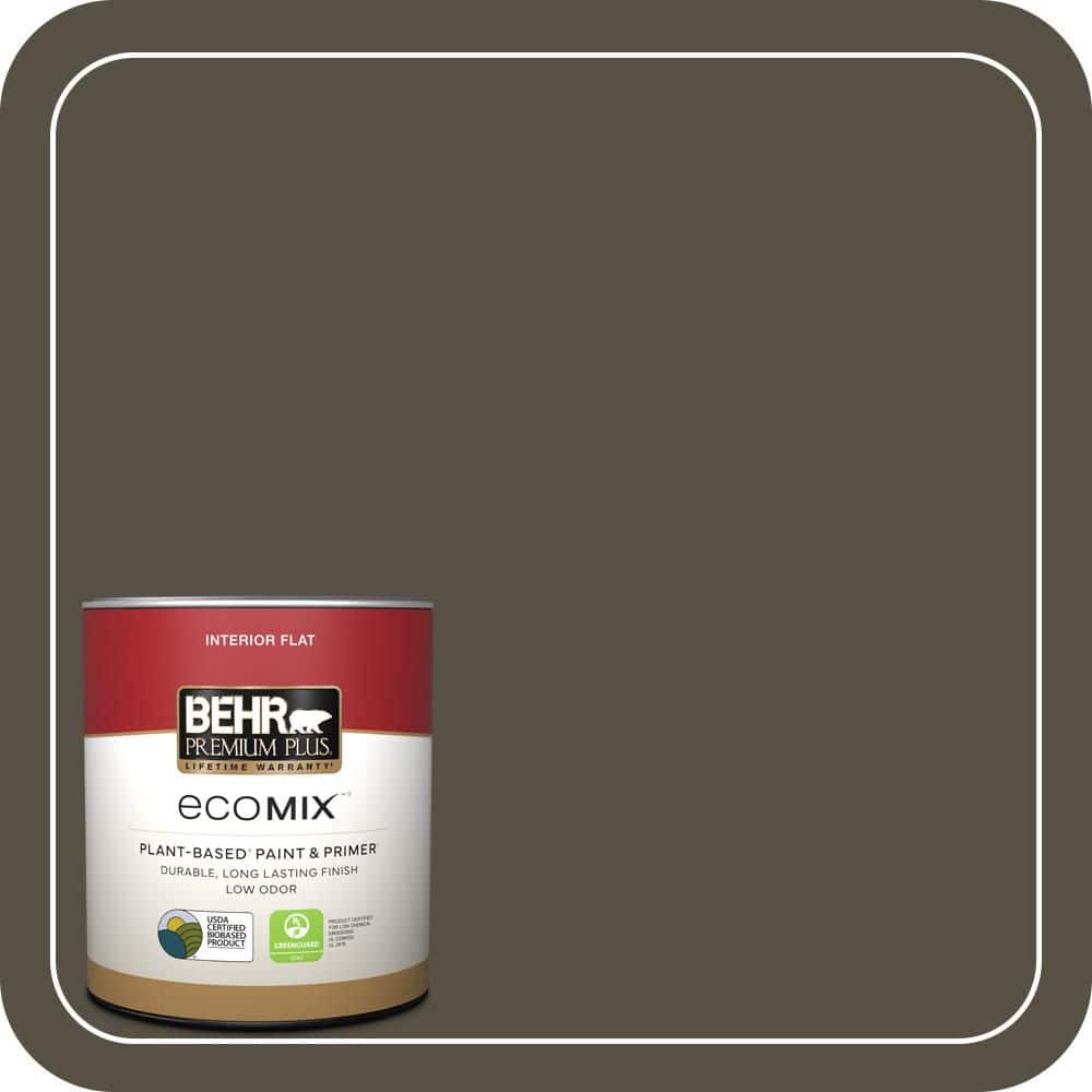 1 qt. #S-H-770 Bridgewood Flat EcoMix Plant-Based Interior Paint & Primer price history on PriceWatchPro