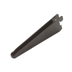 11.5 in. Black Twin Track Bracket for Wood Shelving