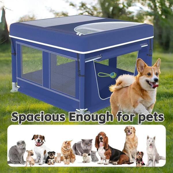 Puppy Playpen - Dog Playpen 42x42x26 Inche Study Safety Dog
