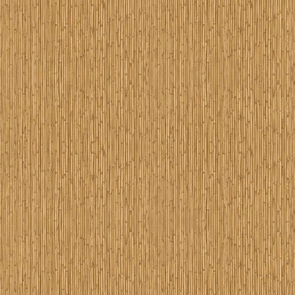 Into The Wild Yellow Bamboo Paper Non-Pasted Non-Woven Wallpaper Roll