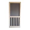 Screen Tight 32 in. x 80 in. Wood Unfinished 5-Bar Screen Door