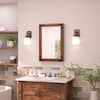 18x26 Rustic Wood Farmhouse Bathroom Vanity Mirror