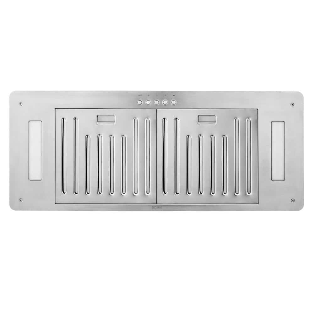 Kobe 28-Inch Stainless Steel Insert Range Hood with LED Lights