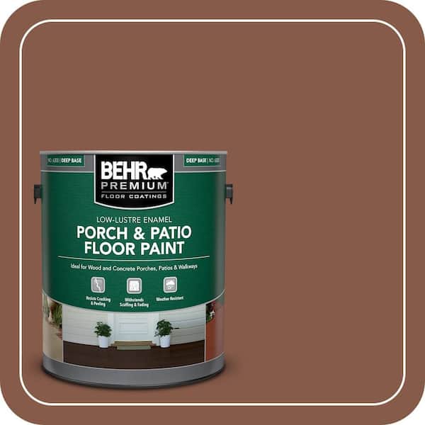 1 gal. #MS-05 Madera Low-Lustre Enamel Interior/Exterior Porch and Patio Floor Paint