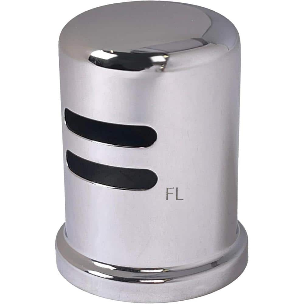 Polished Chrome Solid Brass Skirted Air Gap Cap