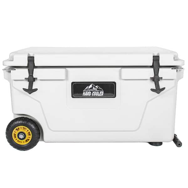 65 Quart Portable Ice Chest Cooler, Keeps Ice Up to 5 Days, for Outdoor Camping, Fishing