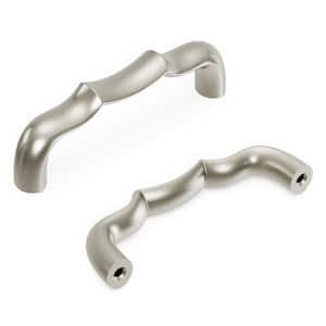 Trellis Collection Pull 3 Inch Center to Center Satin Nickel Finish