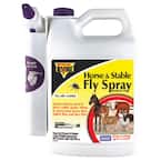 Revenge Horse and Stable Fly Spray, 128 oz. Ready-to-Use with Power Sprayer, Long Lasting Flea and Tick Control