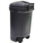 34 Gal. Plastic Wheeled Outdoor Trash Can