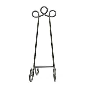 Metal Grey Hand-Forged Iron Easel